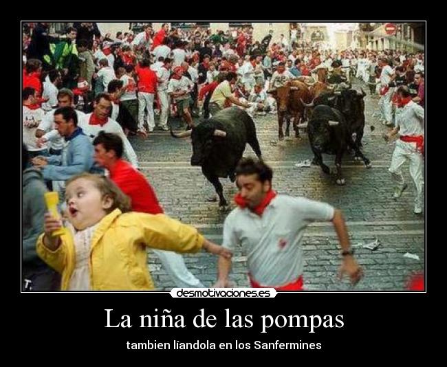 La niña de las pompas -