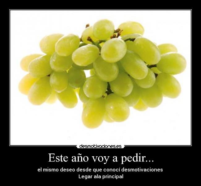 Este año voy a pedir... - 