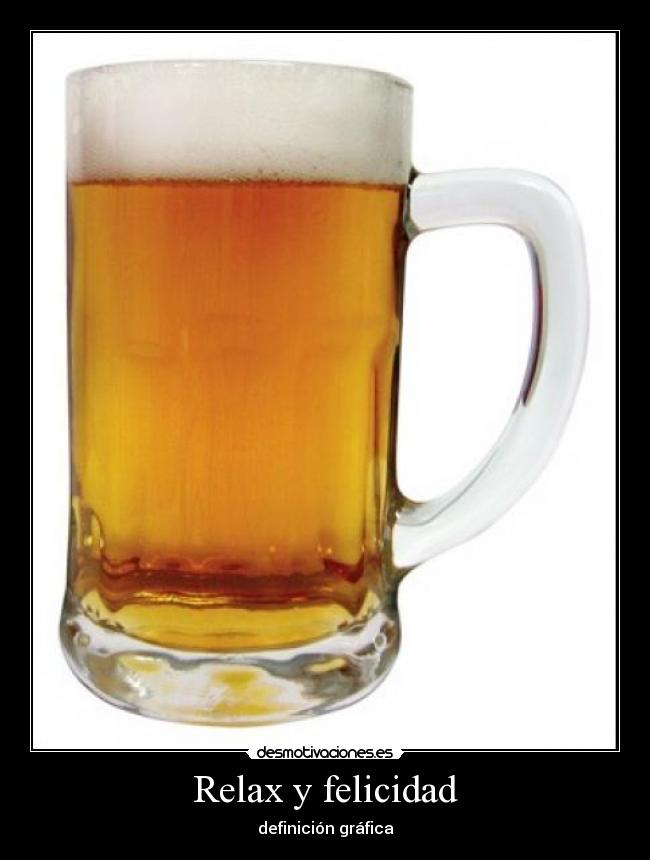 Relax y felicidad - definición gráfica