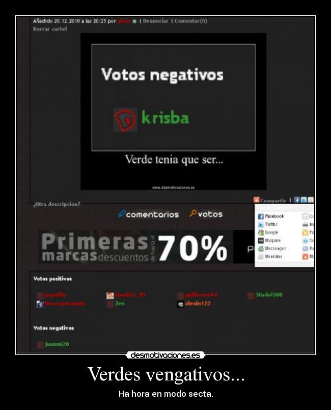 Verdes vengativos... - 