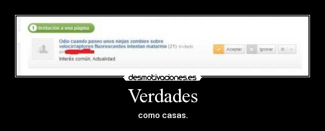 Verdades - como casas.