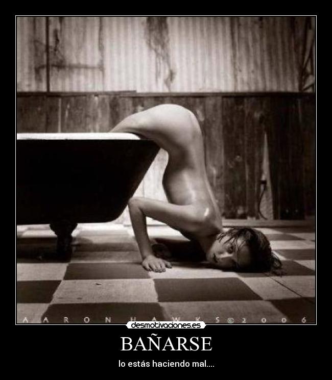 BAÑARSE -