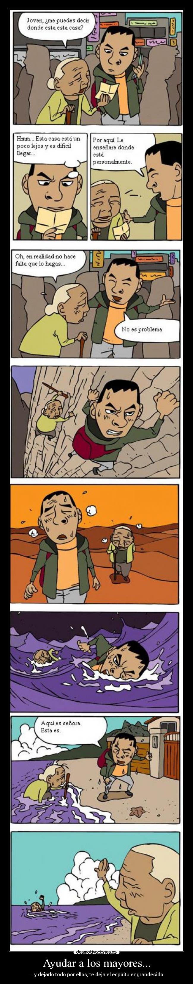 Ayudar a los mayores... - 