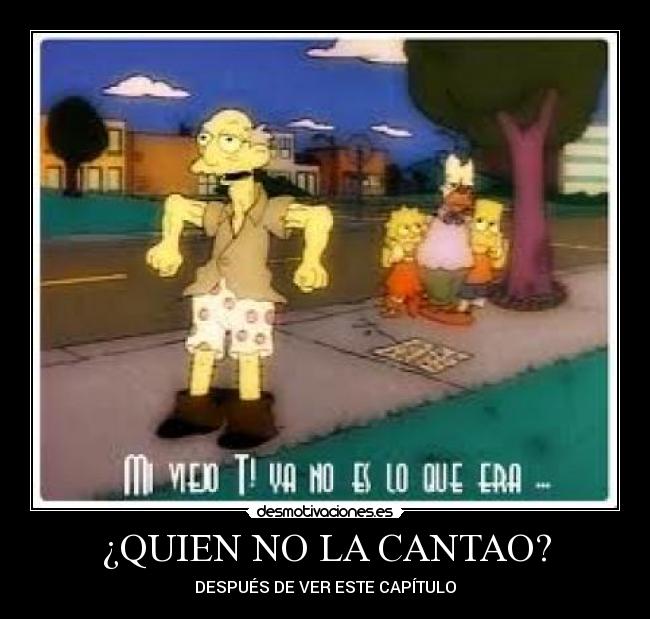 ¿QUIEN NO LA CANTAO? -