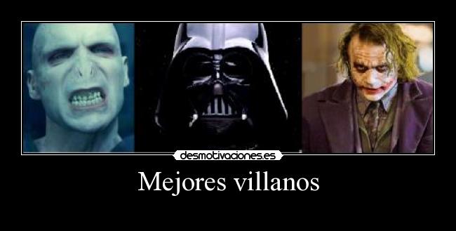 Mejores villanos -