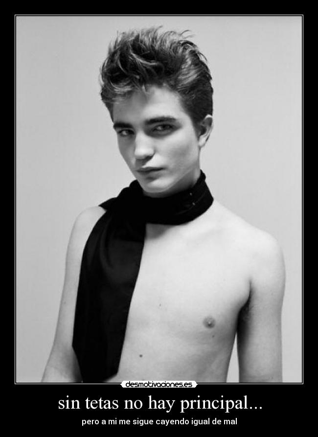 sin tetas no hay principal... -