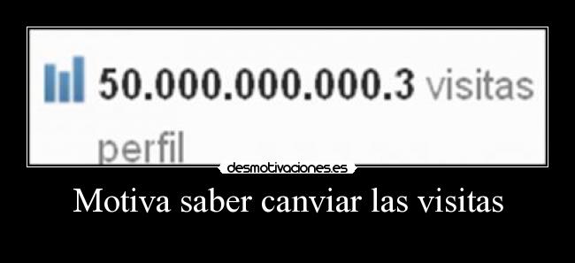 Motiva saber canviar las visitas -