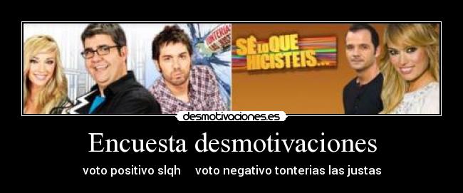 Encuesta desmotivaciones -