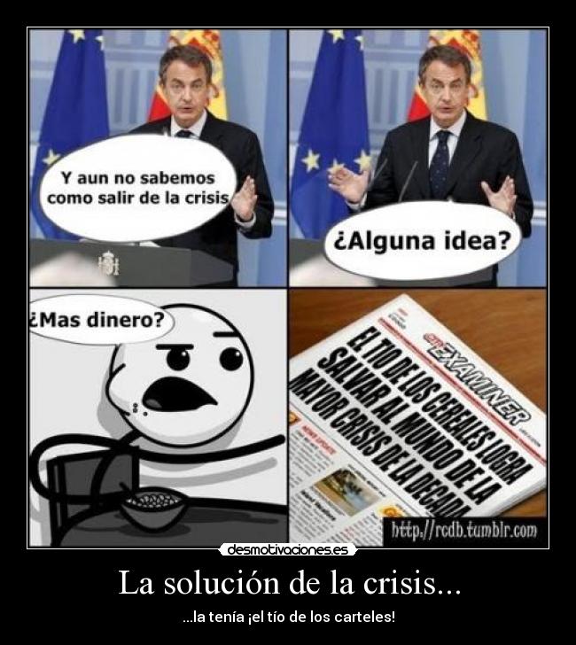 La solución de la crisis... - 
