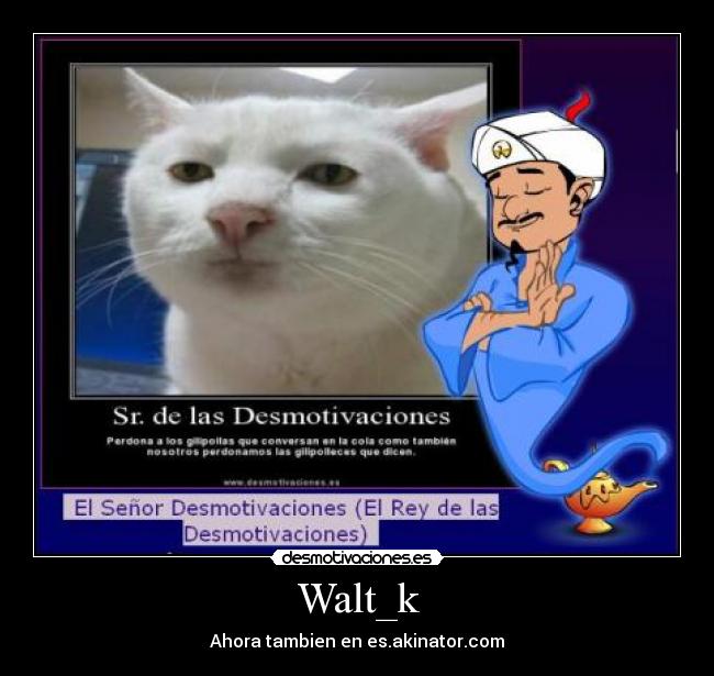 Walt_k - Ahora tambien en es.akinator.com