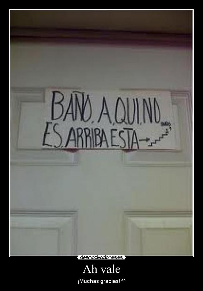 Ah vale - ¡Muchas gracias! ^^