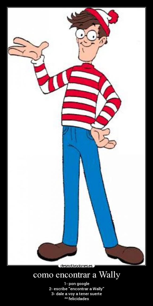 como encontrar a Wally -