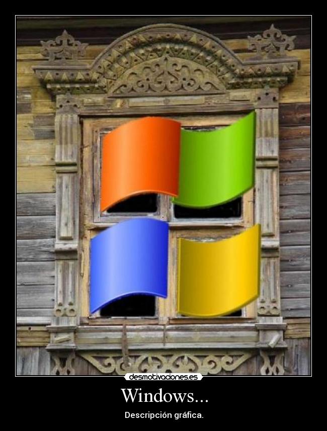 carteles windows desmotivaciones