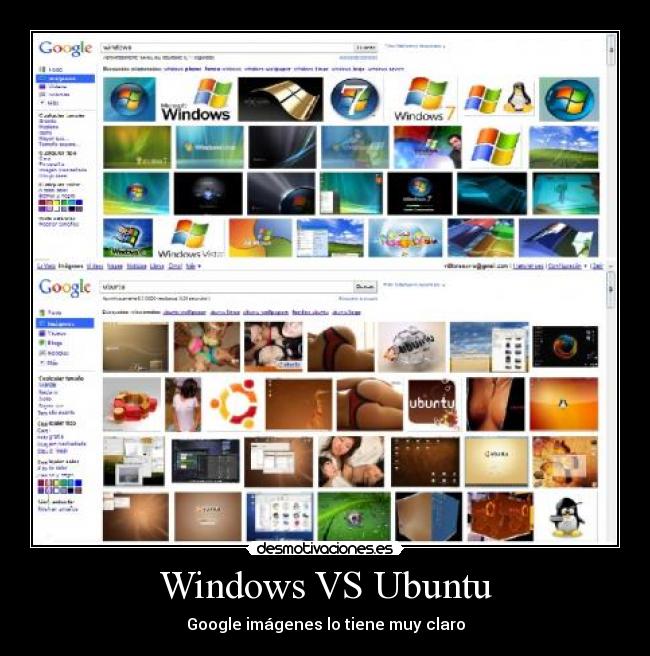 carteles windows ubuntu g00n desmotivaciones