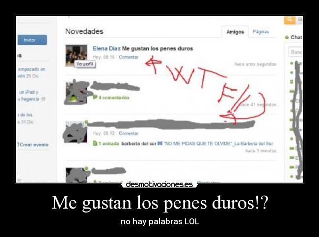 Me gustan los penes duros!? -