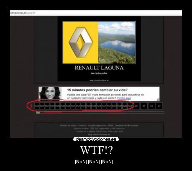 WTF!? - |NaN| |NaN| |NaN| ...