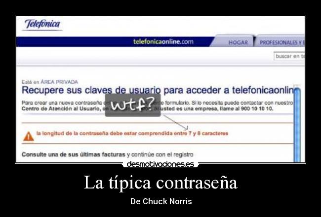 La típica contraseña - 