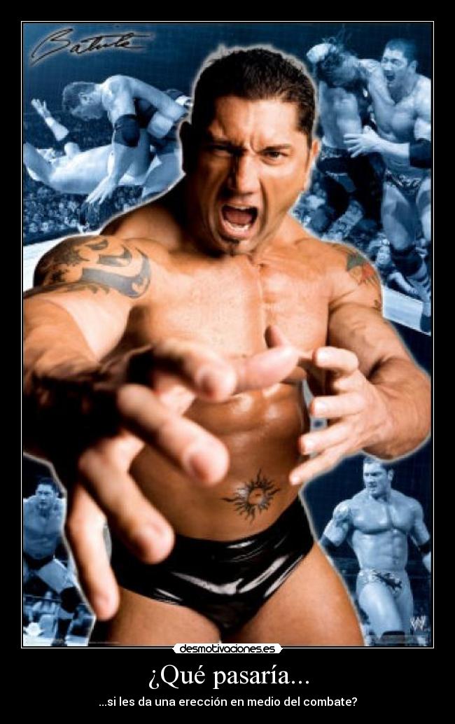 ¿Qué pasaría... - ...si les da una erección en medio del combate?
