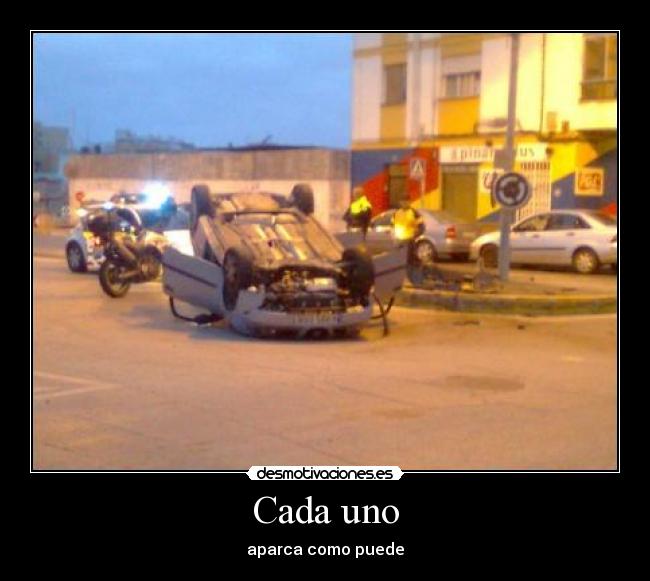 Cada uno - aparca como puede