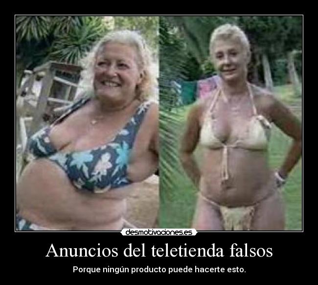 Anuncios del teletienda falsos - 