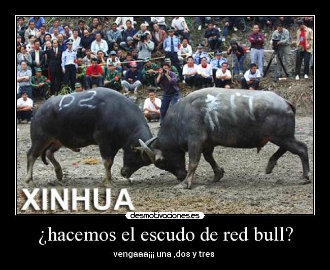 ¿hacemos el escudo de red bull? -
