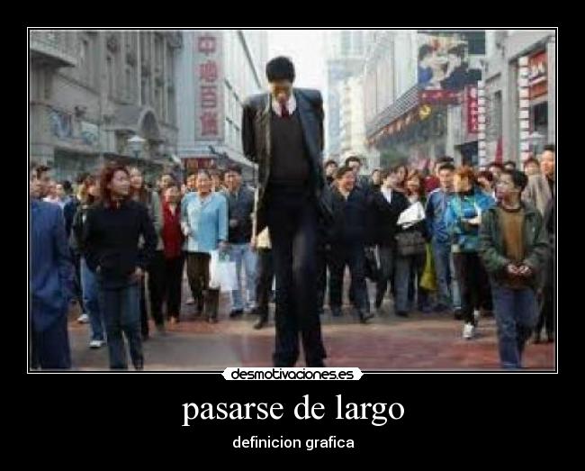 pasarse de largo - 