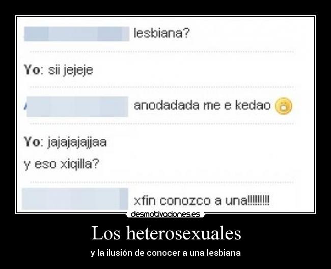 Los heterosexuales -