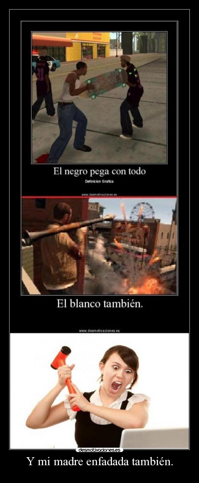 carteles madre negro blanco madre tambien desmotivaciones