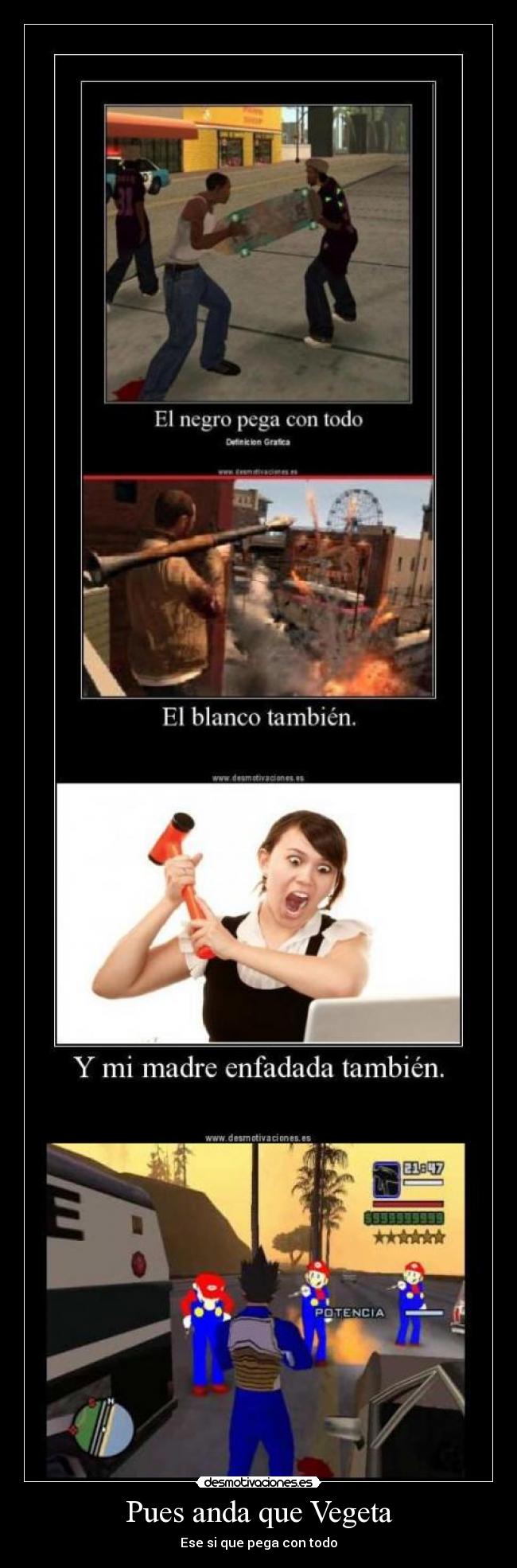 Pues anda que Vegeta - 