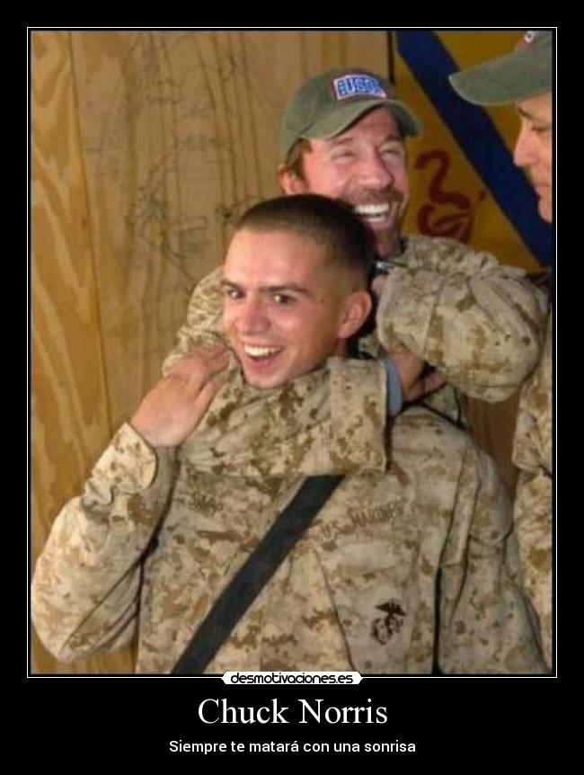 Chuck Norris - Siempre te matará con una sonrisa