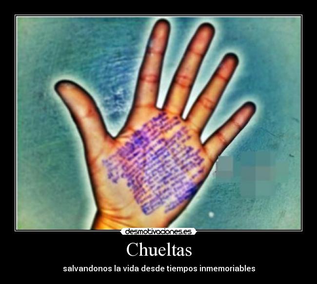 Chueltas - salvandonos la vida desde tiempos inmemoriables