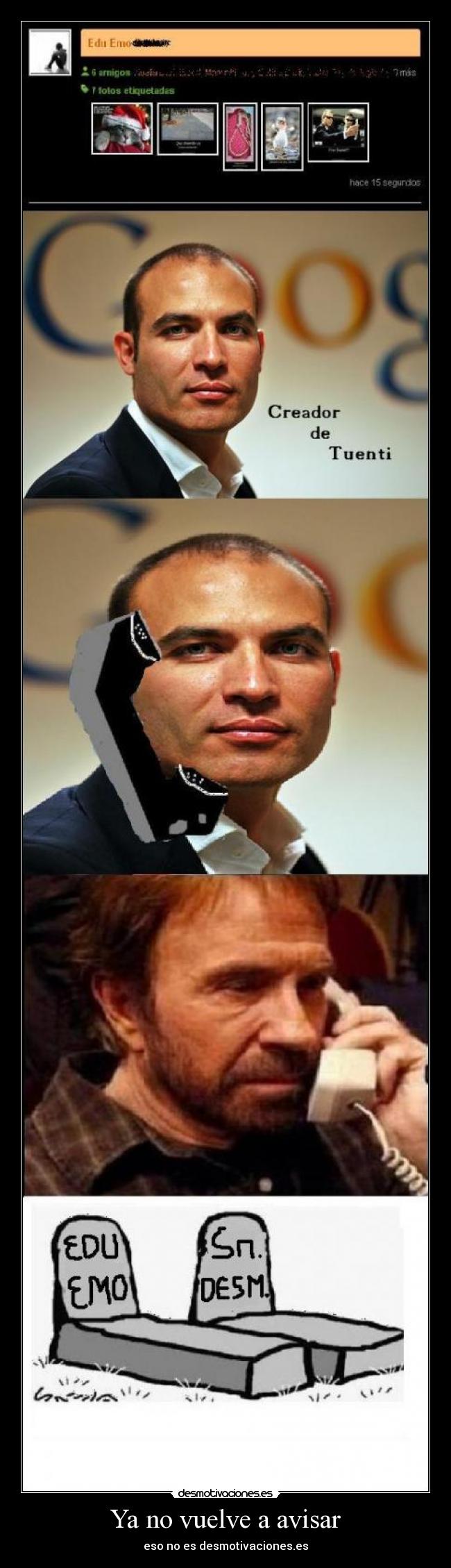 Ya no vuelve a avisar - eso no es desmotivaciones.es