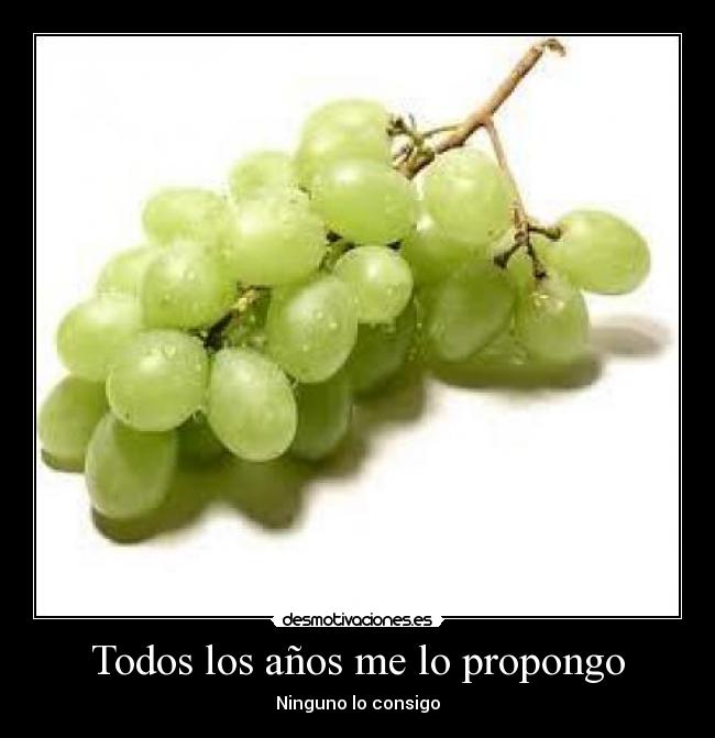 Todos los años me lo propongo - Ninguno lo consigo