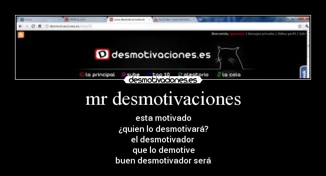 mr desmotivaciones -