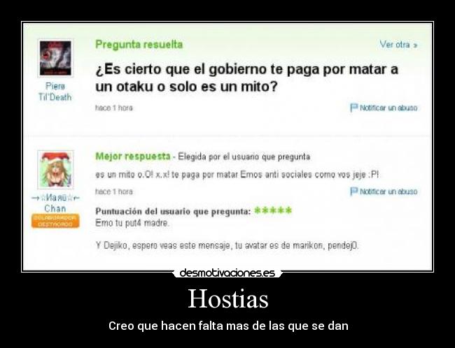 Hostias - Creo que hacen falta mas de las que se dan