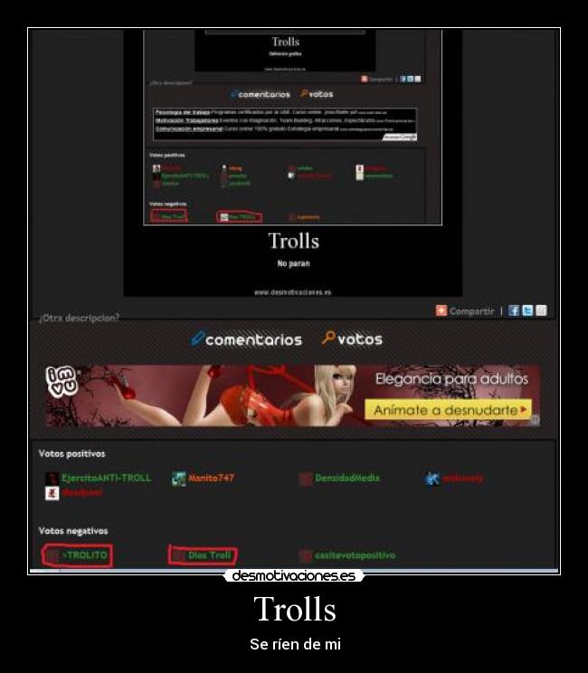 Trolls - Se ríen de mi