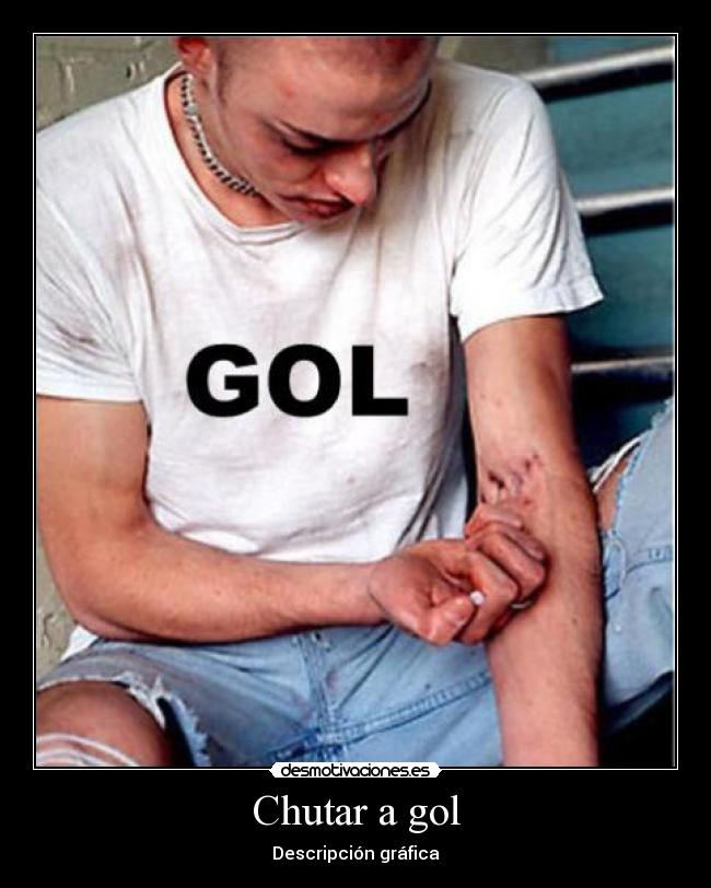 Chutar a gol - Descripción gráfica