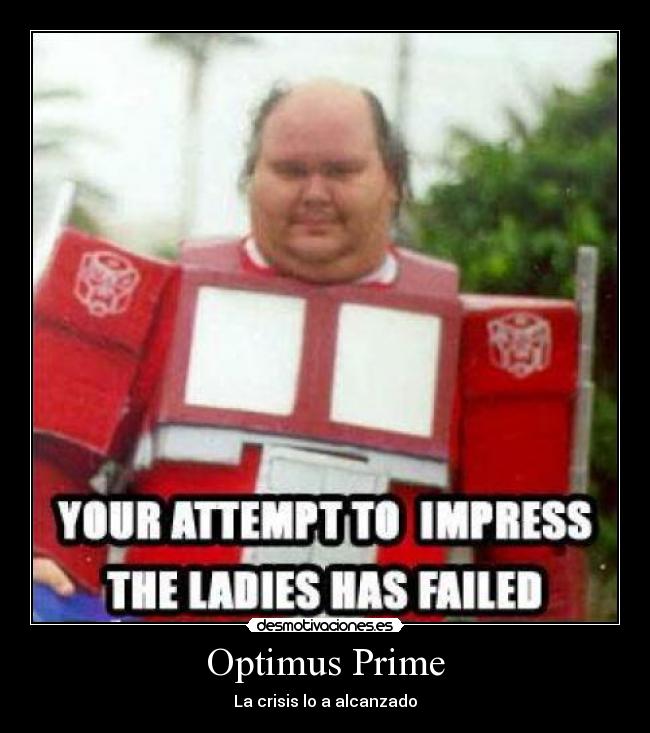 Optimus Prime - La crisis lo a alcanzado