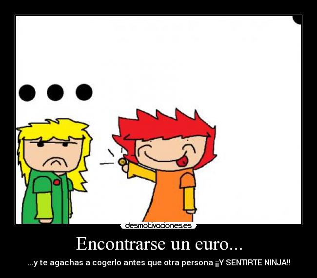 Encontrarse un euro... - 