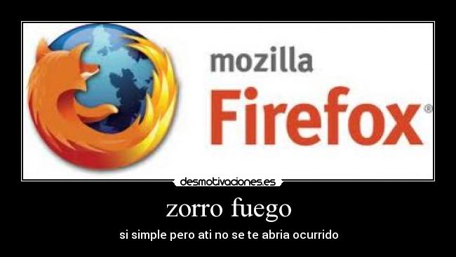 zorro fuego - 