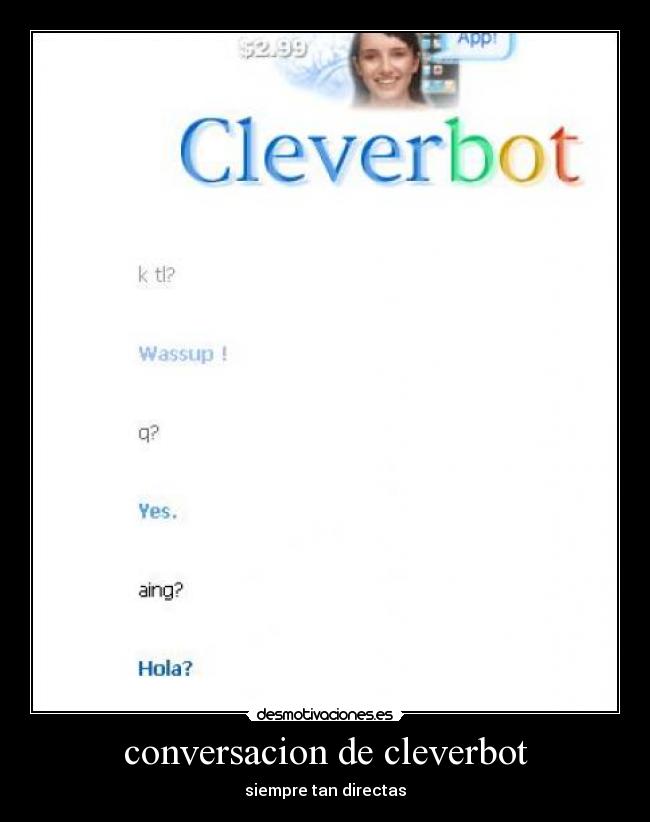 conversacion de cleverbot -