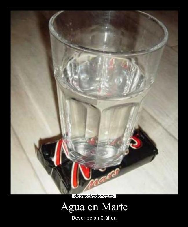 Agua en Marte - Descripción Gráfica