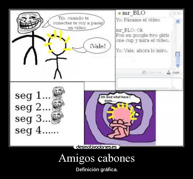 Amigos cabones - Definición gráfica.