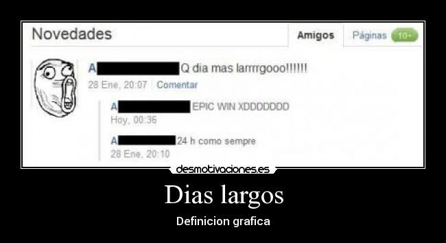 Dias largos - Definicion grafica