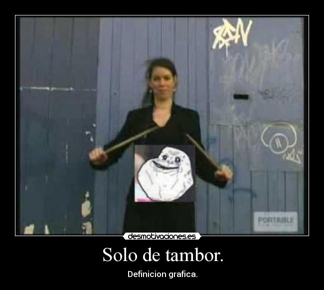 Solo de tambor. - Definicion grafica.