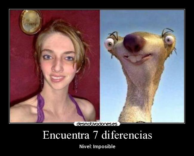 Encuentra 7 diferencias -
