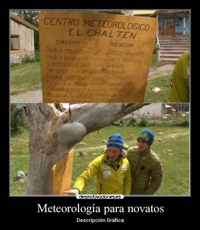 Meteorología para novatos - Descripción Gráfica