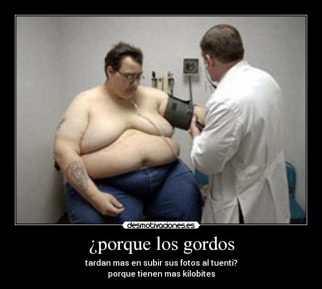 ¿porque los gordos -