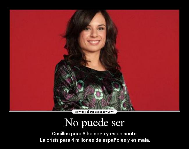 No puede ser - 