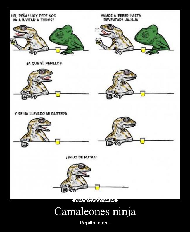 Camaleones ninja - 